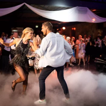Mariage danse fumigènes Marine et William